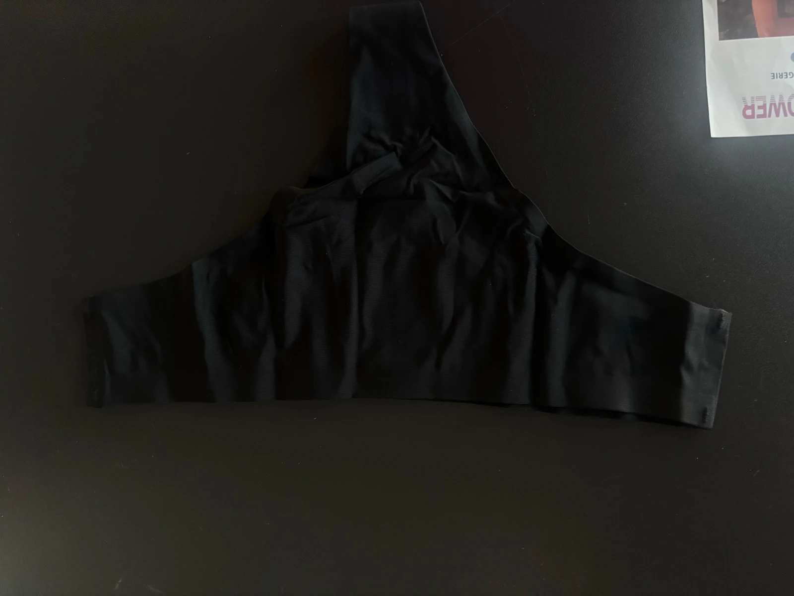Lote de 6 braguitas/tanga sin costuras Power Flower – Negro, beige y blanco – Talla S/M – photo 5